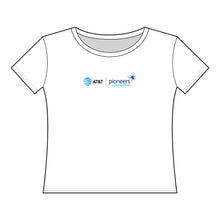 Load image into Gallery viewer, AT&T Pioneers Women's Curvy Fine Jersey Tee - XL-4XL