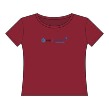 Load image into Gallery viewer, AT&T Pioneers Women's Curvy Fine Jersey Tee - XL-4XL
