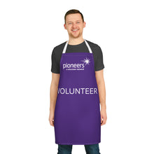 Load image into Gallery viewer, Purple Pioneers Volunteer Apron with 3-Color Straps options - Perfect for Events & Cooking
