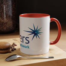 Load image into Gallery viewer, Pioneers Volunteer Network Accent Coffee Mug - 11oz & 15oz (8 colors)