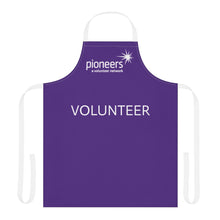Load image into Gallery viewer, Purple Pioneers Volunteer Apron with 3-Color Straps options - Perfect for Events & Cooking
