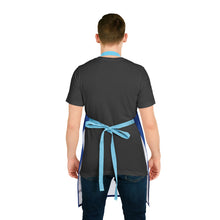 Load image into Gallery viewer, Blue Volunteer Apron with 3-Color Straps options - Perfect for Events & Cooking