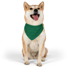 Load image into Gallery viewer, Pioneers Logo Pet Bandana - 4 sizes : Dark Green