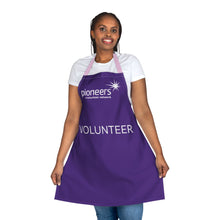 Load image into Gallery viewer, Purple Pioneers Volunteer Apron with 3-Color Straps options - Perfect for Events & Cooking