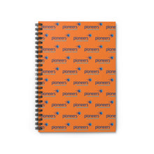 Load image into Gallery viewer, Pioneers Orange Spiral Notebook 6" x 8"