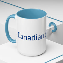 Load image into Gallery viewer, Canadian Pioneers Accent Coffee Mug - 11oz & 15oz (8 colors)