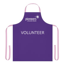 Load image into Gallery viewer, Purple Pioneers Volunteer Apron with 3-Color Straps options - Perfect for Events & Cooking