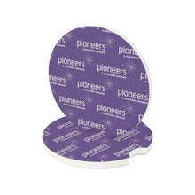 Load image into Gallery viewer, Pioneers Soapstone Car Coasters (Qty 2), Unique Car Accessory - purple