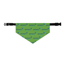 Load image into Gallery viewer, Pioneers Logo Pet Bandana Collar - 4 sizes - Lt Green
