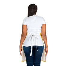 Load image into Gallery viewer, Yellow Pioneers Volunteer Apron with 2-Color Straps options - Perfect for Events & Cooking