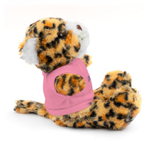 Load image into Gallery viewer, Stuffed Animal with T-Shirt - 3 shirt colors avilable