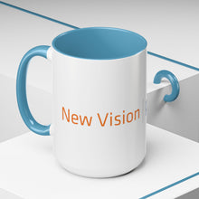 Load image into Gallery viewer, New Vision Pioneers Accent Coffee Mug - 11oz & 15oz (8 colors)