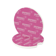 Load image into Gallery viewer, Pioneers Soapstone Car Coasters (Qty 2), Unique Car Accessory - Pink