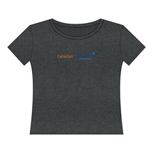 Load image into Gallery viewer, Canadian Pioneers Women's Curvy Fine Jersey Tee - XL-4XL