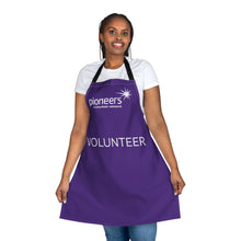 Load image into Gallery viewer, Purple Pioneers Volunteer Apron with 3-Color Straps options - Perfect for Events & Cooking