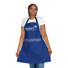 Load image into Gallery viewer, Blue Volunteer Apron with 3-Color Straps options - Perfect for Events & Cooking