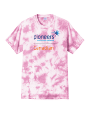 Load image into Gallery viewer, Canadian Pioneers Unisex Crystal Tie-Dye Tee (12 colors XS-4XL)