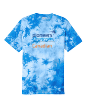 Load image into Gallery viewer, Canadian Pioneers Unisex Crystal Tie-Dye Tee (12 colors XS-4XL)