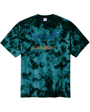 Load image into Gallery viewer, Canadian Pioneers Unisex Crystal Tie-Dye Tee (12 colors XS-4XL)
