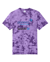 Load image into Gallery viewer, SaskTel Pioneers Unisex Crystal Tie-Dye Tee (12 colors XS-4XL)