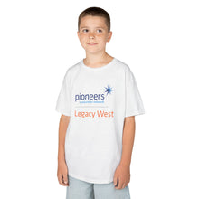 Load image into Gallery viewer, Legacy West Pioneers Logo Kids Heavy Cotton Tee - 13 colors (XS-XL)