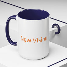 Load image into Gallery viewer, New Vision Pioneers Accent Coffee Mug - 11oz & 15oz (8 colors)