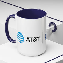 Load image into Gallery viewer, AT&T Pioneers Accent Coffee Mug - 11oz & 15oz (8 colors)