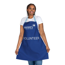 Load image into Gallery viewer, Blue Volunteer Apron with 3-Color Straps options - Perfect for Events & Cooking