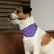 Load image into Gallery viewer, Pioneers Logo Pet Bandana - 4 sizes - Lt Purple
