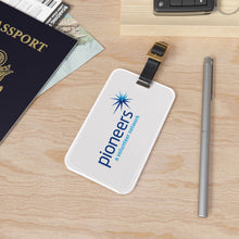 Load image into Gallery viewer, Pioneers Luggage Tag - White