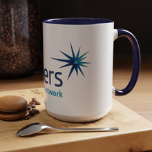 Load image into Gallery viewer, Pioneers Volunteer Network Accent Coffee Mug - 11oz & 15oz (8 colors)