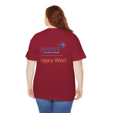 Load image into Gallery viewer, Legacy West Pioneers Front & Back Logo - T-Shirt - 12 colors (S-5XL)