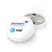 Load image into Gallery viewer, AT&T Pioneers Bottle Opener - White
