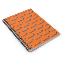 Load image into Gallery viewer, Pioneers Orange Spiral Notebook 6" x 8"