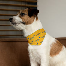 Load image into Gallery viewer, Pioneers Logo Pet Bandana - 4 sizes - yellow