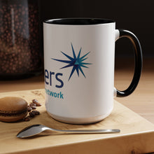 Load image into Gallery viewer, Pioneers Volunteer Network Accent Coffee Mug - 11oz & 15oz (8 colors)