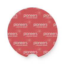 Load image into Gallery viewer, Pioneers Soapstone Car Coasters (Qty 2), Unique Car Accessory - Red