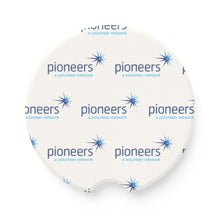 Load image into Gallery viewer, Pioneers Soapstone Car Coasters (Qty 2), Unique Car Accessory - white