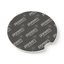 Load image into Gallery viewer, Pioneers Soapstone Car Coasters (Qty 2), Unique Car Accessory - black