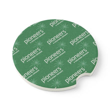 Load image into Gallery viewer, Pioneers Soapstone Car Coasters (Qty 2), Unique Car Accessory - Green