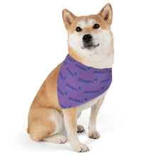 Load image into Gallery viewer, Pioneers Logo Pet Bandana - 4 sizes - Lt Purple