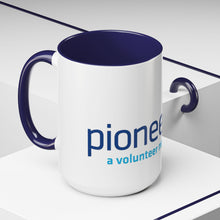 Load image into Gallery viewer, Pioneers Volunteer Network Accent Coffee Mug - 11oz & 15oz (8 colors)