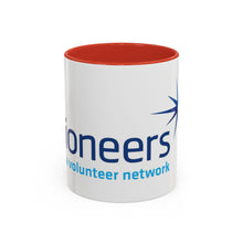 Load image into Gallery viewer, Pioneers Volunteer Network Accent Coffee Mug - 11oz & 15oz (8 colors)