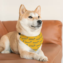 Load image into Gallery viewer, Pioneers Logo Pet Bandana - 4 sizes - yellow