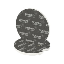Load image into Gallery viewer, Pioneers Soapstone Car Coasters (Qty 2), Unique Car Accessory - black