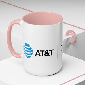 AT&T Pioneers Accent Coffee Mug - 11oz & 15oz (8 colors)