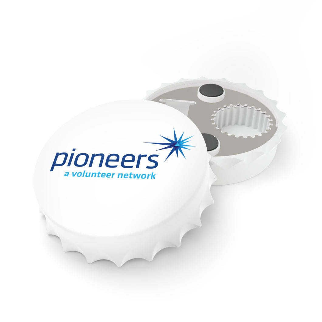 Pioneers Bottle Opener - White