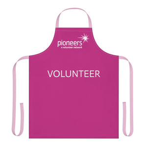 Pink Pioneers Volunteer Apron with 3-Color Straps options - Perfect for Events & Cooking