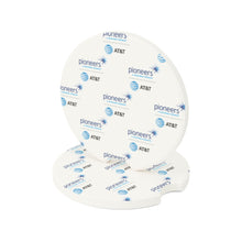 Load image into Gallery viewer, AT&amp;T Pioneers Soapstone Car Coasters (Qty 2), Unique Car Accessory - white
