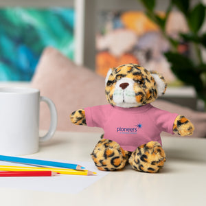 Stuffed Animal with T-Shirt - 3 shirt colors avilable